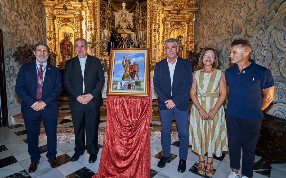 El pintor nerjeño Juan Antonio Ortega firma el cartel de las procesiones patronales