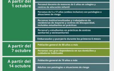 Gripe y covid: este es el calendario de vacunación que comienza en Andalucía