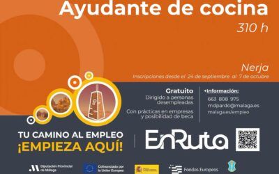 Nerja ofrece un curso gratuito de Ayudante de Cocina para personas desempleadas