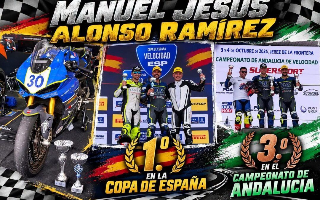El nerjeño Manuel Jesús Alonso gana la Copa de España y sube al podio andaluz en Jerez