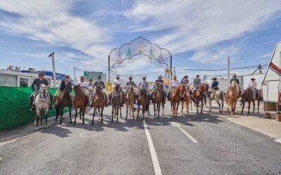 El Club San Isidro mantiene viva la tradición ecuestre durante la Feria de Nerja