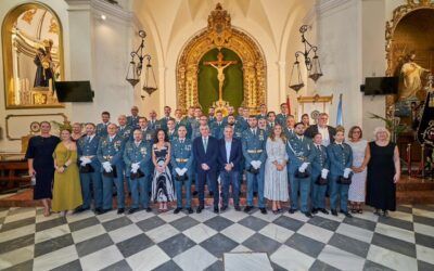Nerja agradece la labor diaria de la Guardia Civil en el Día del Pilar