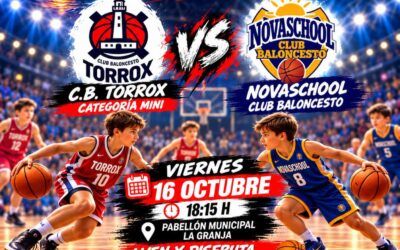El CB Torrox y Novaschool se enfrentan en un amistoso de categoría mini