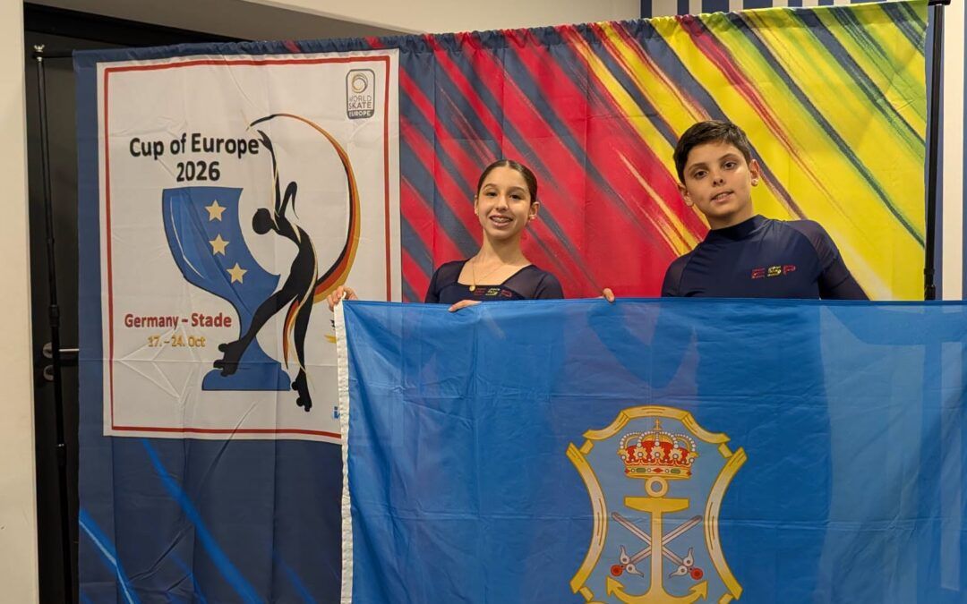 Andrea Márquez Alonso logra el quinto puesto europeo en patinaje artístico junto a Daniel Castro