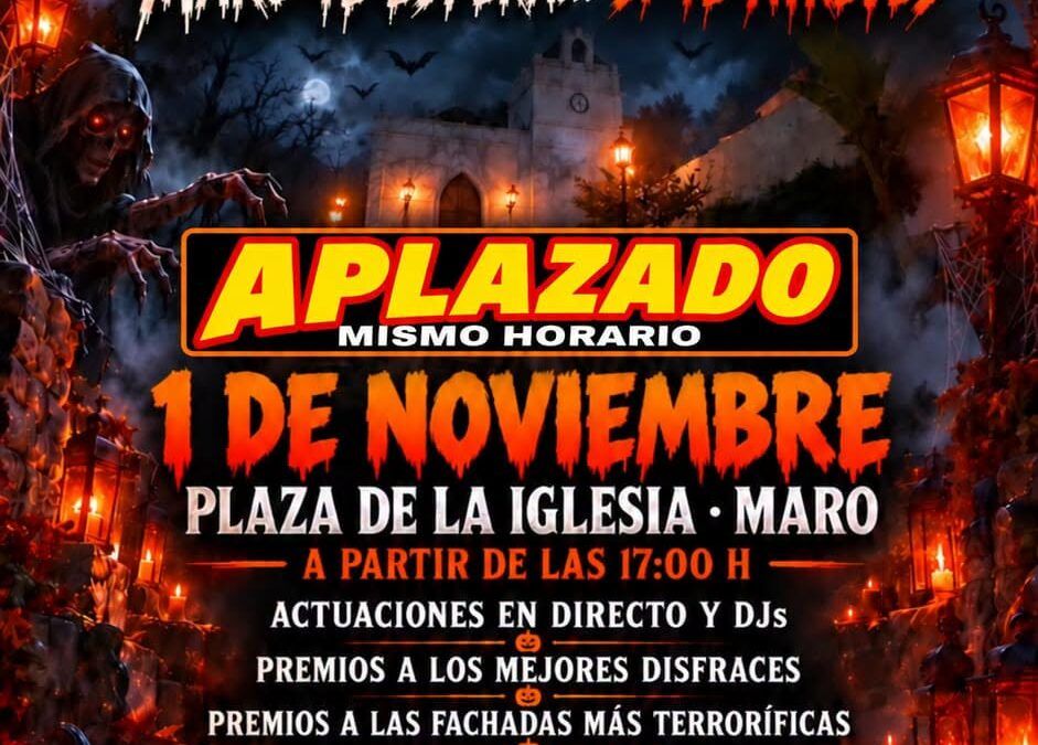 Maroween se celebrará el domingo 1 de noviembre tras su aplazamiento