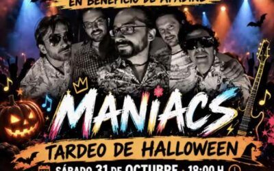 Maniacs ofrecerá un concierto benéfico en Nerja a favor de AFADINE por Halloween